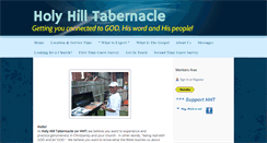 Desktop Screenshot of holyhilltabernacle.org